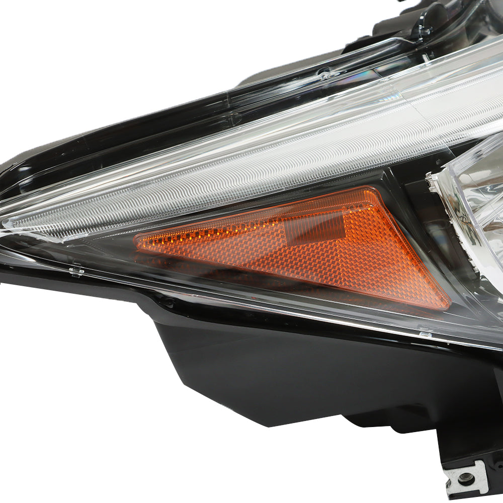 TOPPARTZ Right Side Headlights For 2014-2017 Infiniti Q50 LED Type W/o AFS Chrome