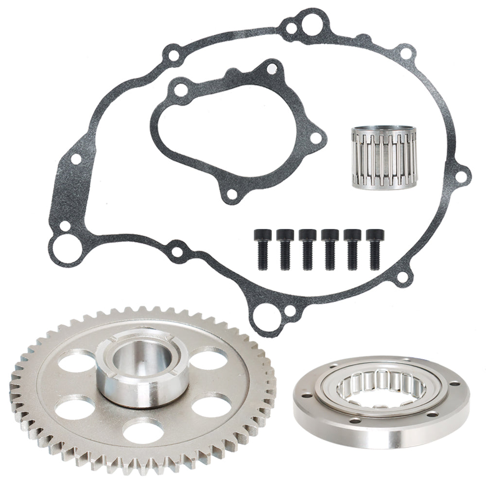 One Way Starter Clutch Bearing Gear Kit for Yamaha Raptor 660R 2001 2002-2003