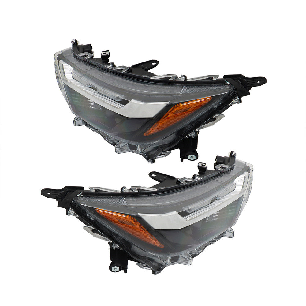 TOPPARTZ Left+Right Headlights For 2022 2023 Toyota RAV4 XLE LED Type Headlamps