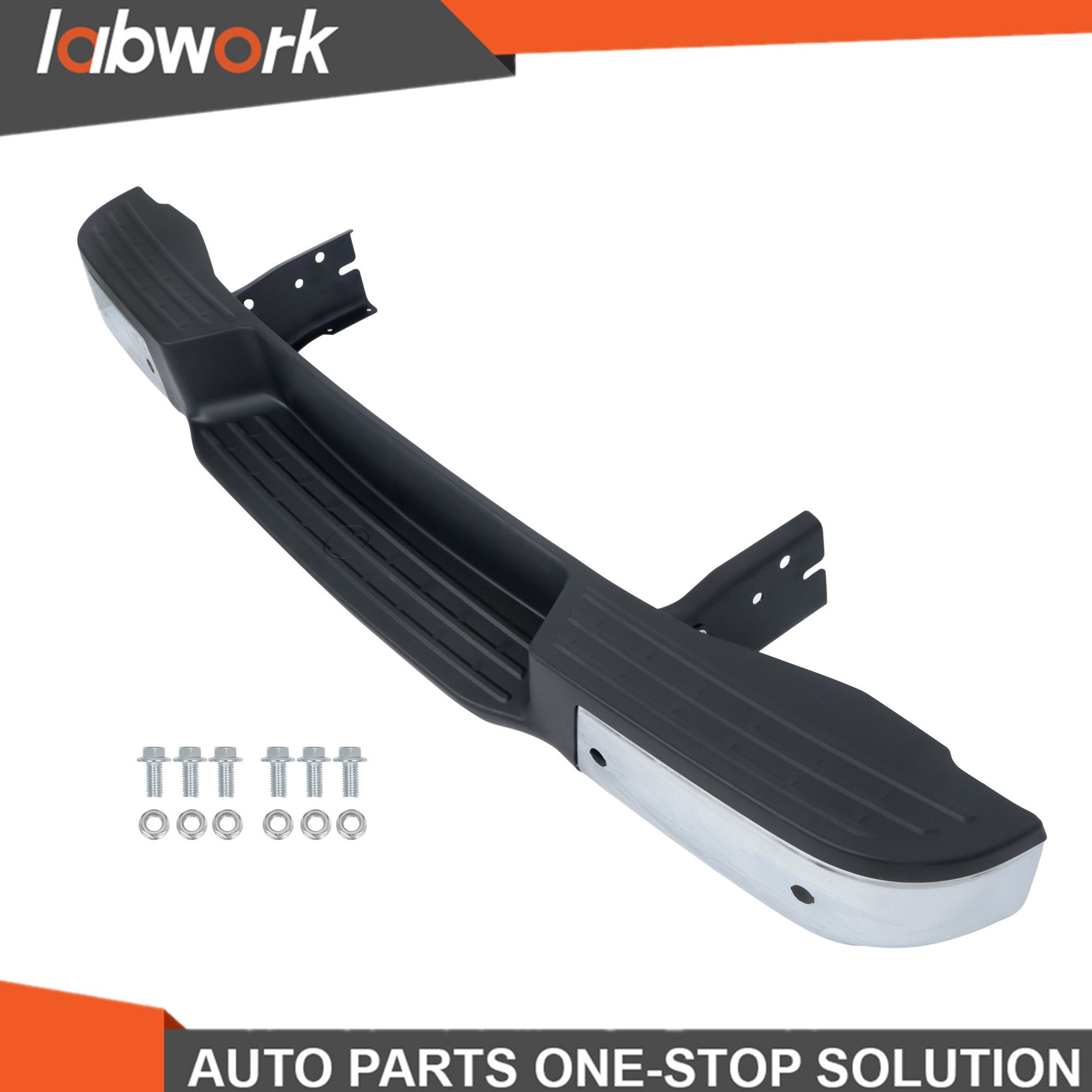 TOPPARTZ Rear Bumper Assembly Face Bars Chrome For Nissan NV1500 NV2500 2012-2021