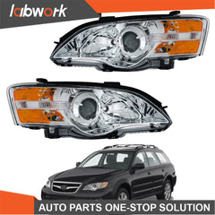 TOPPARTZ Headlights Assy For 2005-2007 Subaru Legacy/Outback Halogen Left&Right
