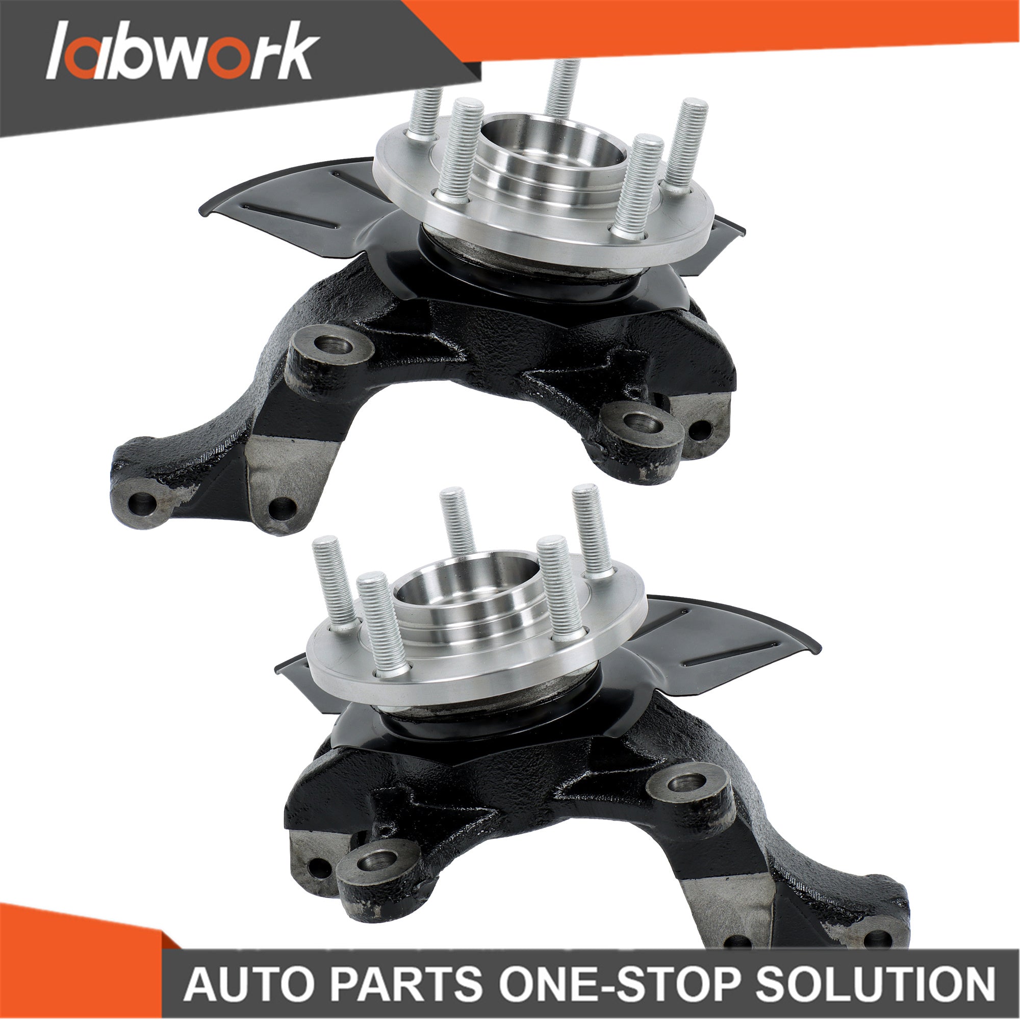 TOPPARTZ 2x Front LH &RH Steering Knuckle & Wheel Hub Bearing Assembly For Ford