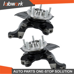 TOPPARTZ 2x Front LH &RH Steering Knuckle & Wheel Hub Bearing Assembly For Ford