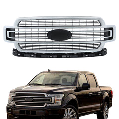 TOPPARTZ Front Upper Grille Chrome For 2018-2020 F150 Limited JL3Z8200RA