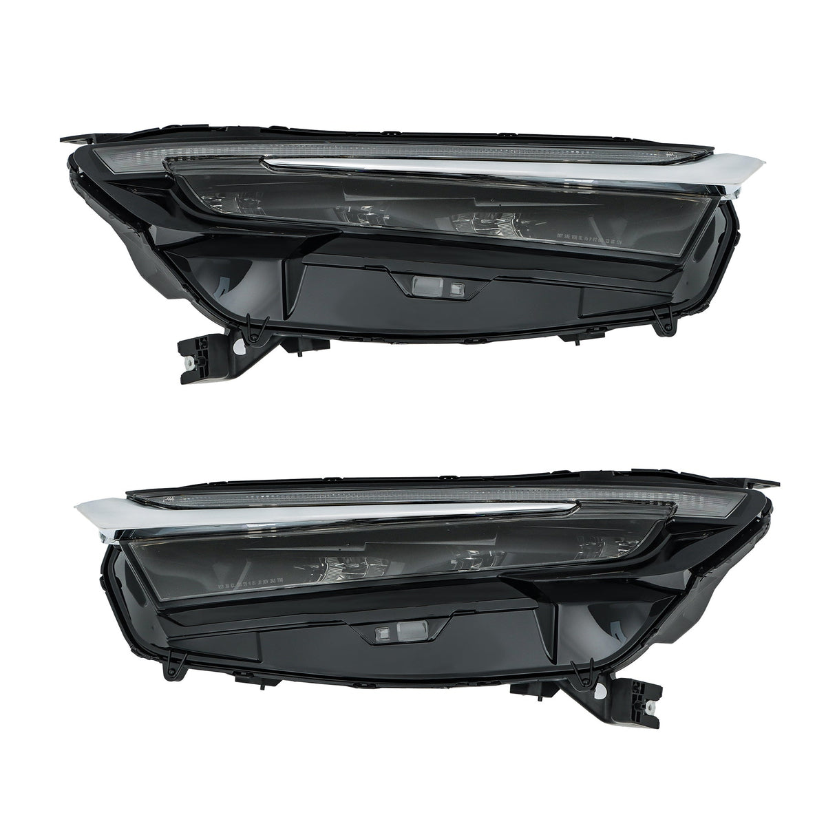 TOPPARTZ Left+Right LED Headlights Fit For 2023-2024 Honda CRV Electroplated Trim
