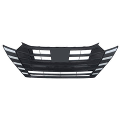 TOPPARTZ Front Bumper Grille Chrome & Black Plastic For 2023-2025 Nissan Versa