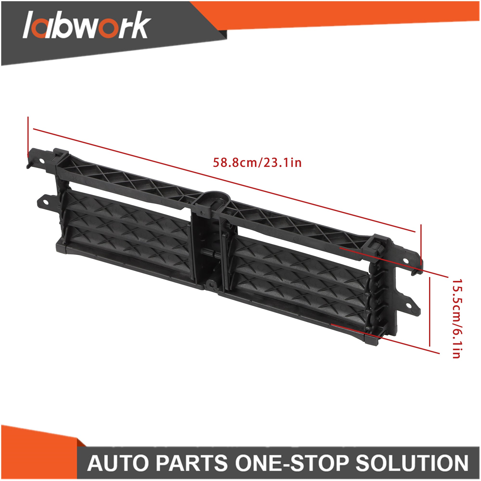 TOPPARTZ Lower Radiator Shutter 2020-2022 2023 For Silverado 2500 HD W/o Motor