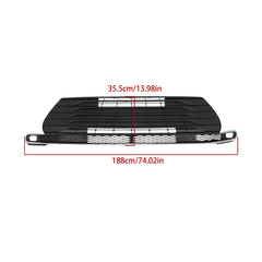 TOPPARTZ Front Lower Grille Matte Black For 21-2023 Toyota Sienna W/o Sensor Hole