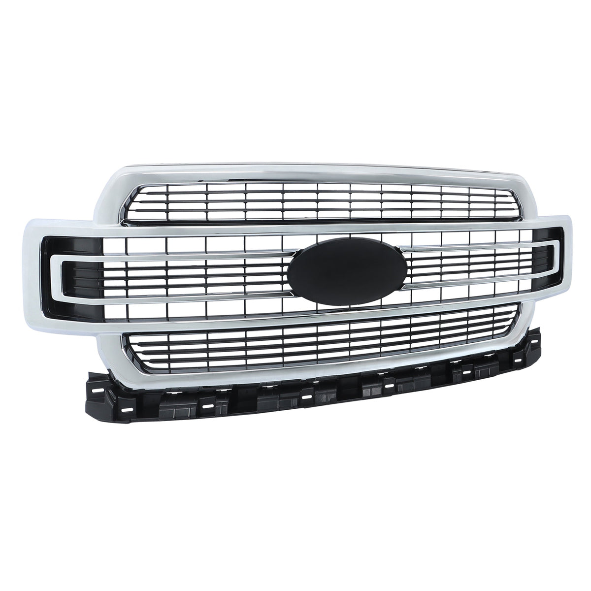 TOPPARTZ Front Upper Grille Chrome For 2018-2020 F150 Limited JL3Z8200RA