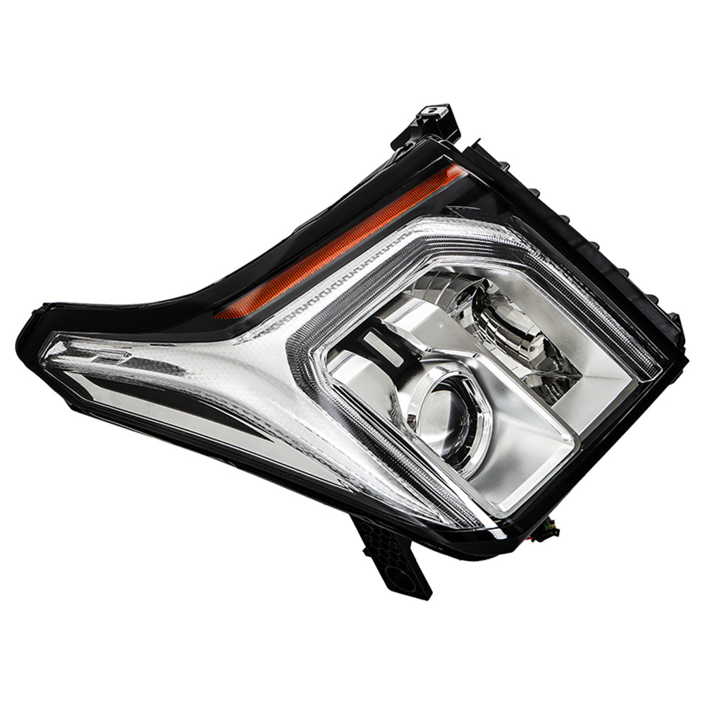 TOPPARTZ Left HID Headlights Assembly For 2015-2020 GMC Yukon XL W/o Ballast+Blub