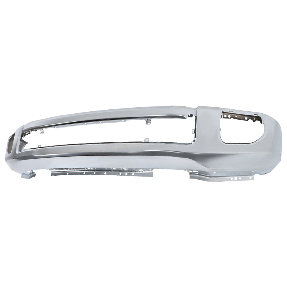 TOPPARTZ Front Bumper For 2020-2022 Ford F250 F350 Chrome Steel W/ Fog Light Hole