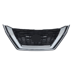TOPPARTZ Upper Grille Blk For 2021-23 Nissan Rogue SL/SV W/ Carmera Hole Plastic