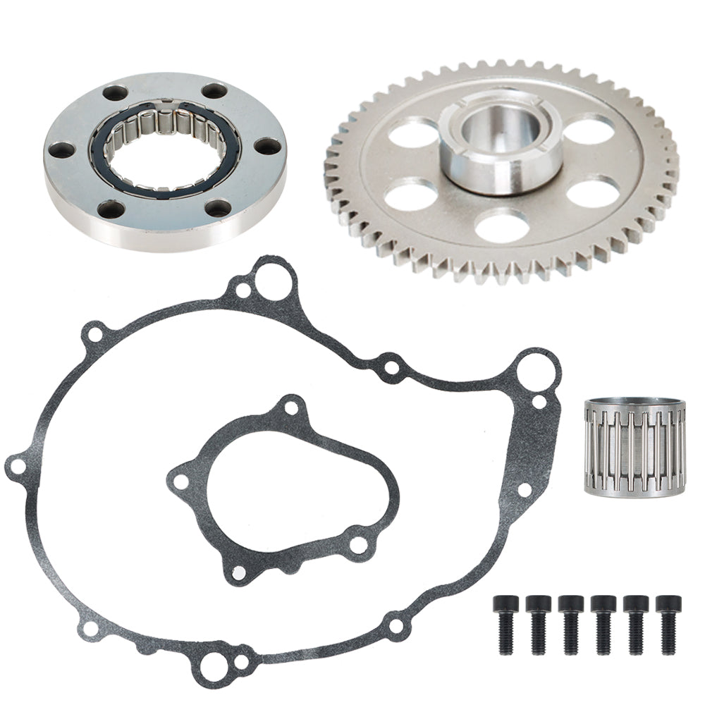One Way Starter Clutch Bearing Gear Kit for Yamaha Raptor 660R 2001 2002-2003