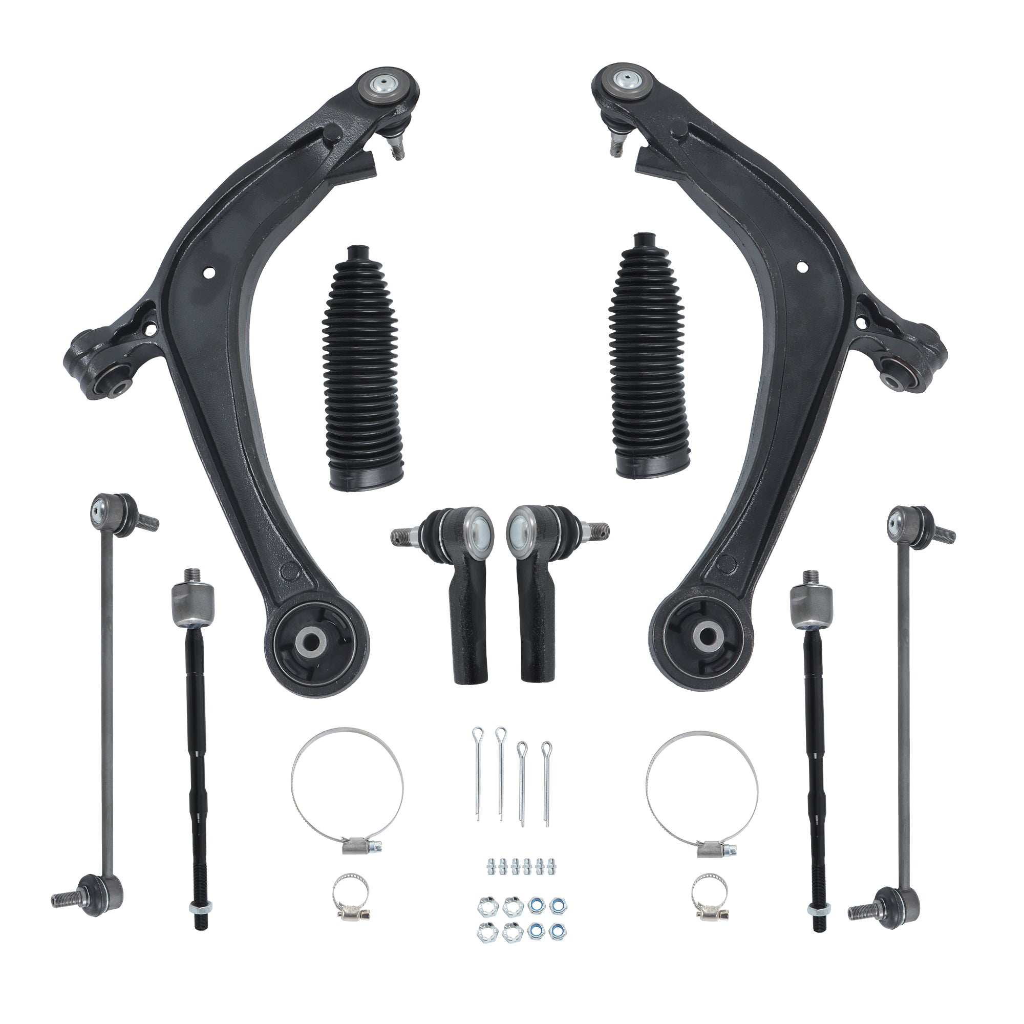 TOPPARTZ Front Lower Control Arms With Ball Joints For Honda Odyssey 2011-2017