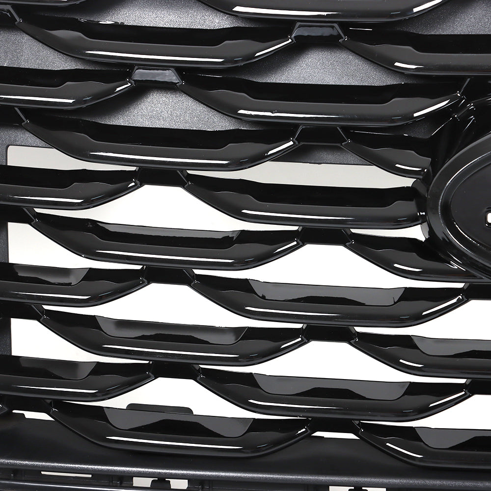 TOPPARTZ Front Grille For 2020-2022 Ford Explorer LB5Z-8200-GC Gloss Black