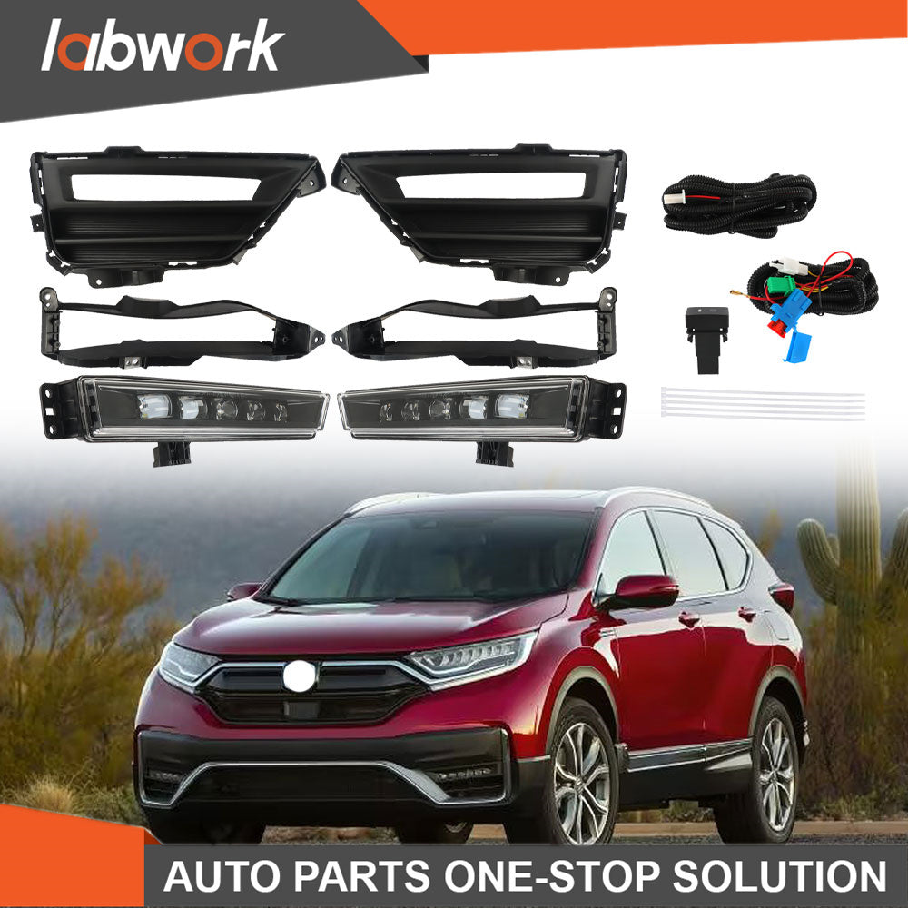 TOPPARTZ Fog Lights For 2020-2022 Honda CRV CR-V LED Front Bumper Lamps w/Wiring