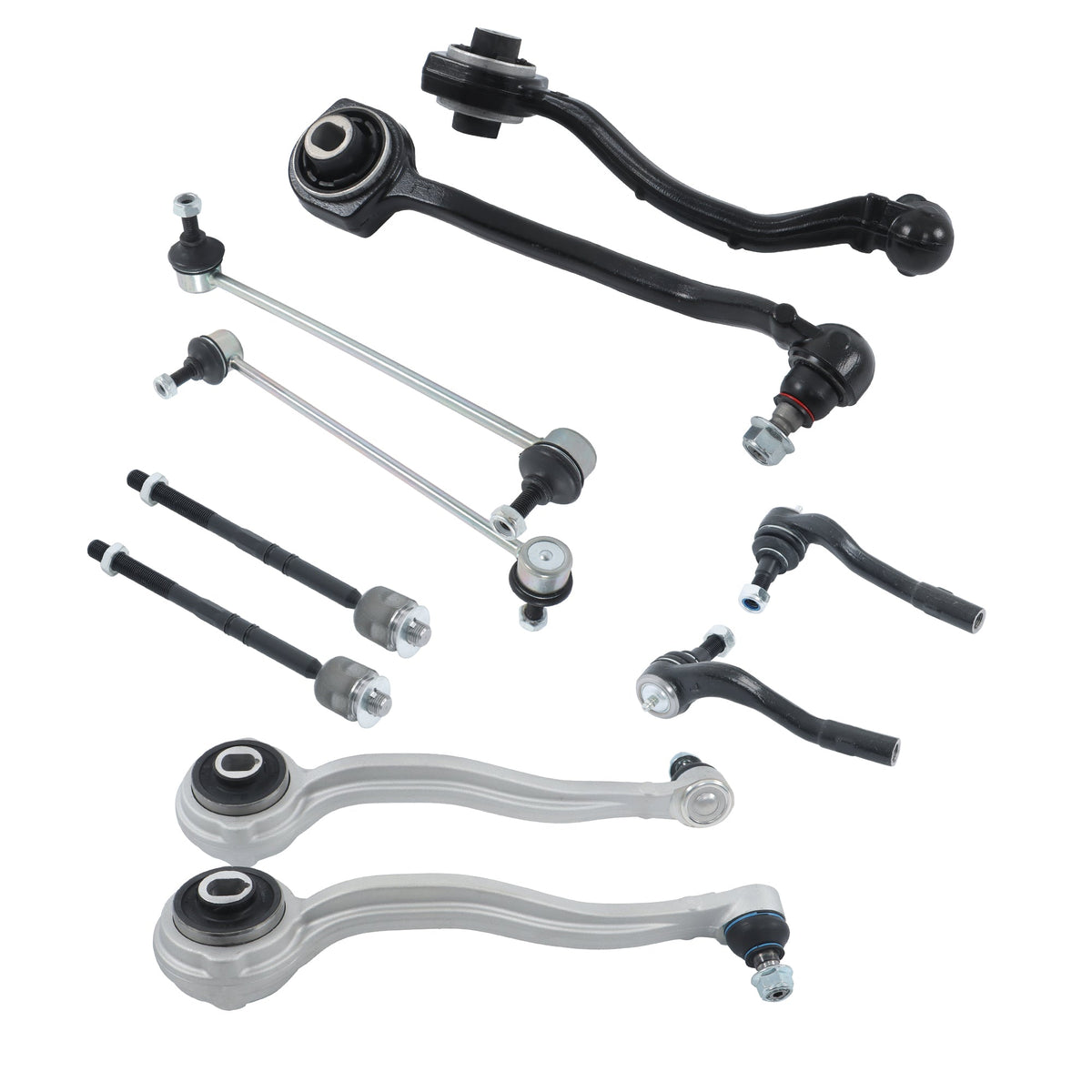 TOPPARTZ Front Upper & Lower Control Arms For 2001-2005 Mercedes-Benz C320 & C240
