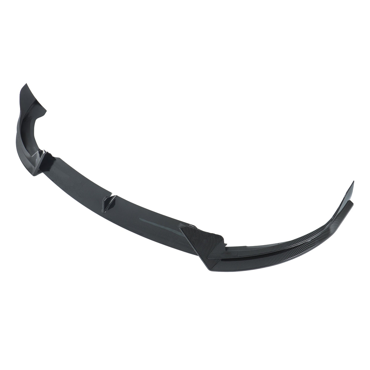 TOPPARTZ Front Bumper Lip Splitter Spoiler Carbon ABS For 2020-2024 Tesla Model Y