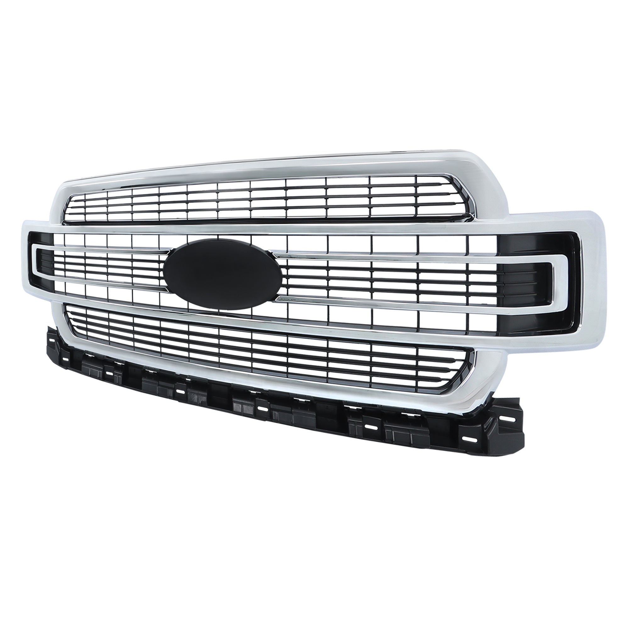 TOPPARTZ Front Upper Grille Chrome For 2018-2020 F150 Limited JL3Z8200RA