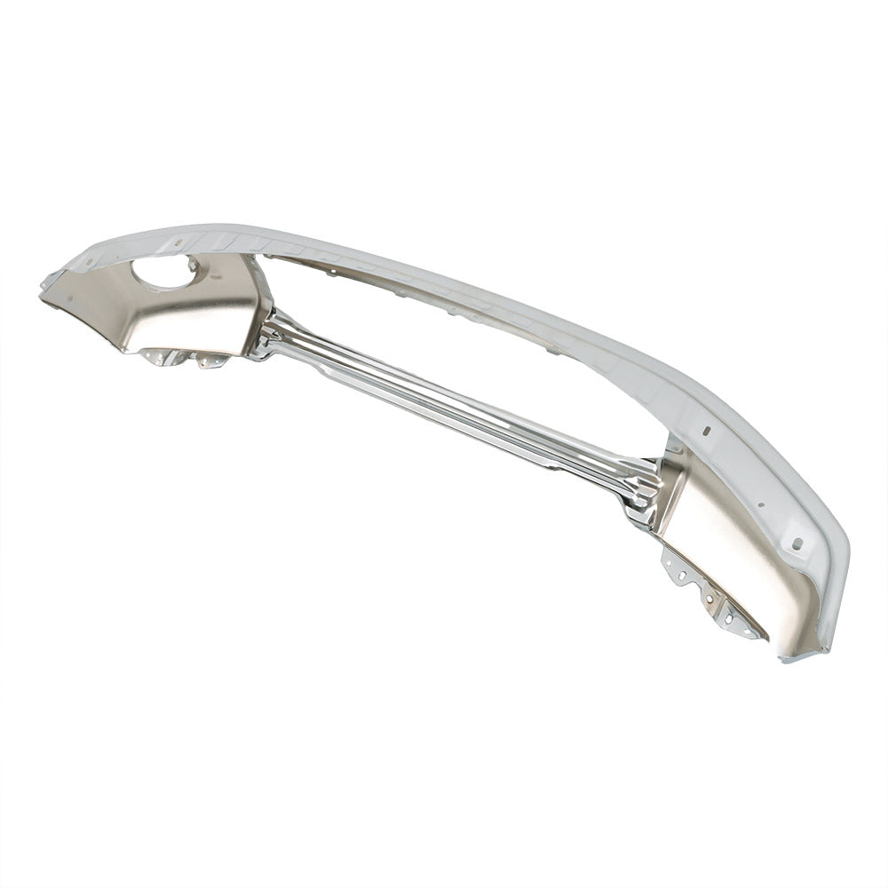 TOPPARTZ Steel Front Bumper For 2007-2013 Toyota Tundra With Sensor Hole Chrome