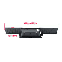 TOPPARTZ Rear Bumper Step Pad For 2017-2022 Ford F250 F350 F450 Black FO1191147