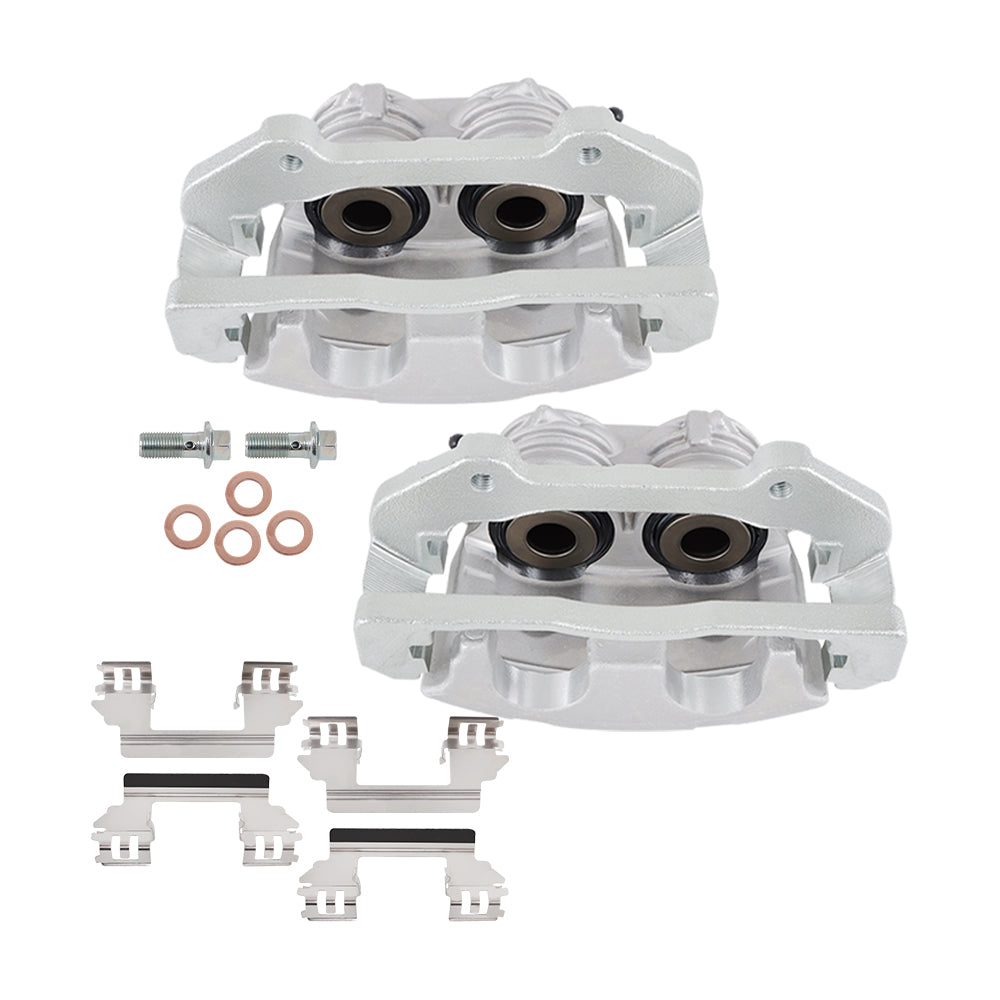 TOPPARTZ Front LH&RH Disc Brake Caliper W/ Bracket For 04-08 Cadillac STS CTS V6