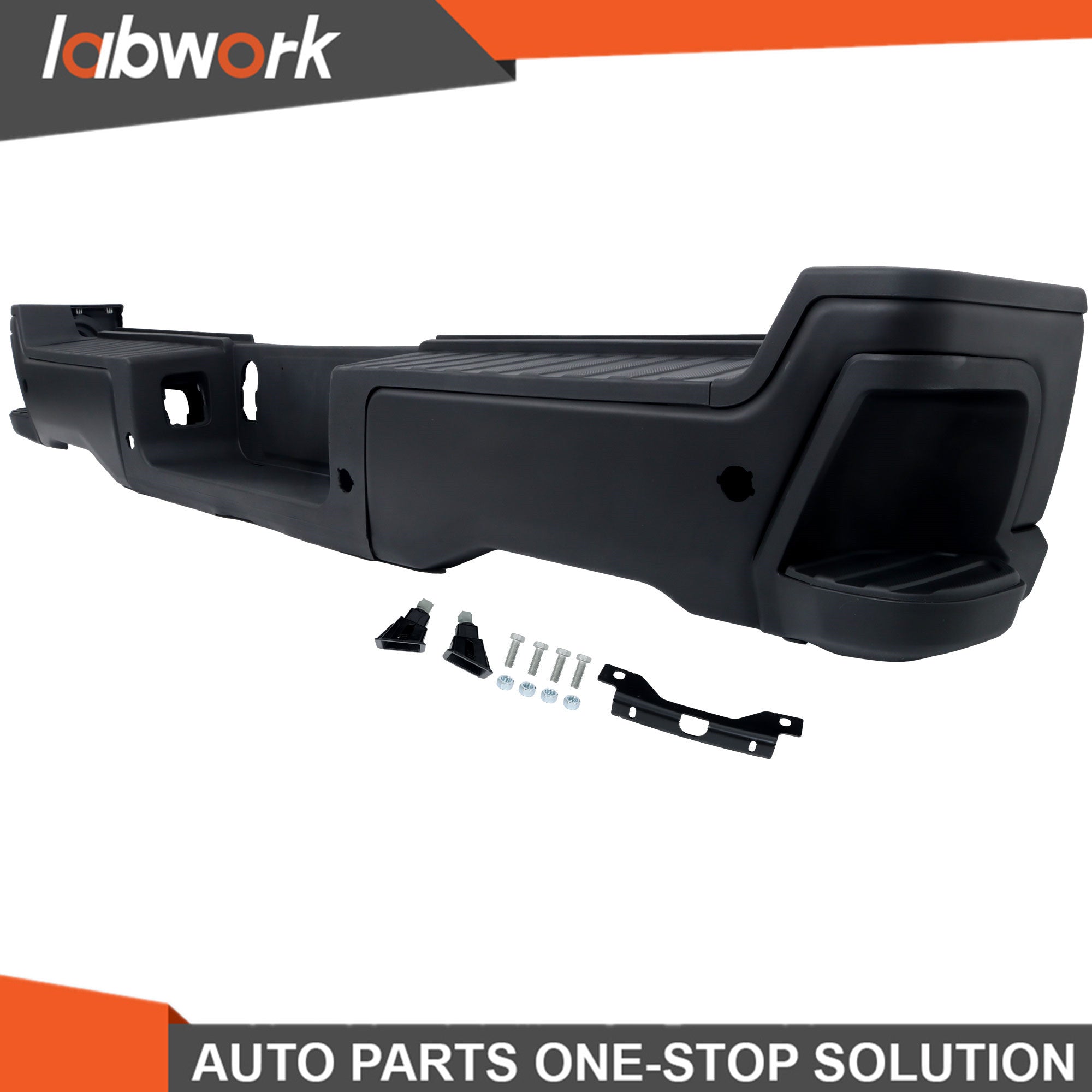 TOPPARTZ Rear Bumper Cover Face Bar Assy For Ford F-250 F350 Super Duty 2023-2024