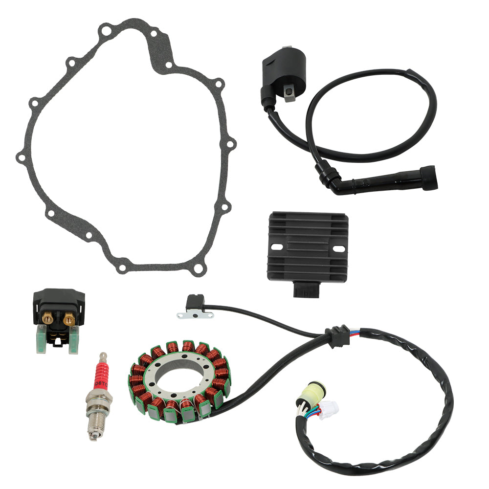 Ignition Coil & Stator Regulator Relay Kit For 2004-2007 Yamaha Rhino 660 YXR660
