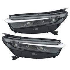 TOPPARTZ Left+Right LED Headlights Fit For 2023-2024 Honda CRV Electroplated Trim