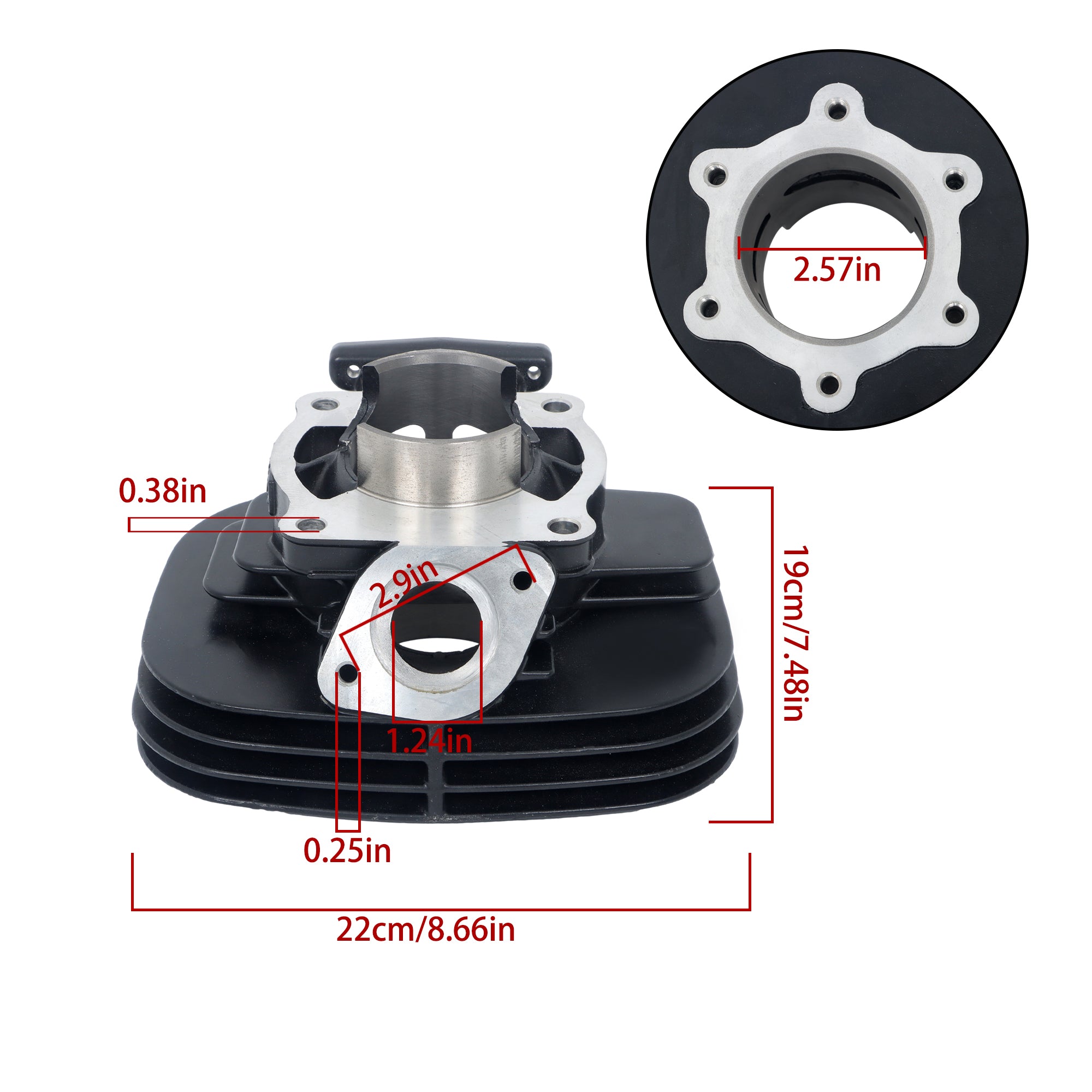 For Yamaha Blaster 200 1987-2006 Cylinder Piston gasket Seal Kit 66mm ATV