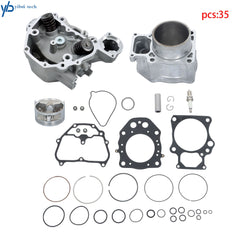 Cylinder Rebuild Kit/Cylinder Head + Medium Repair Kit For Honda TRX420 2009-24