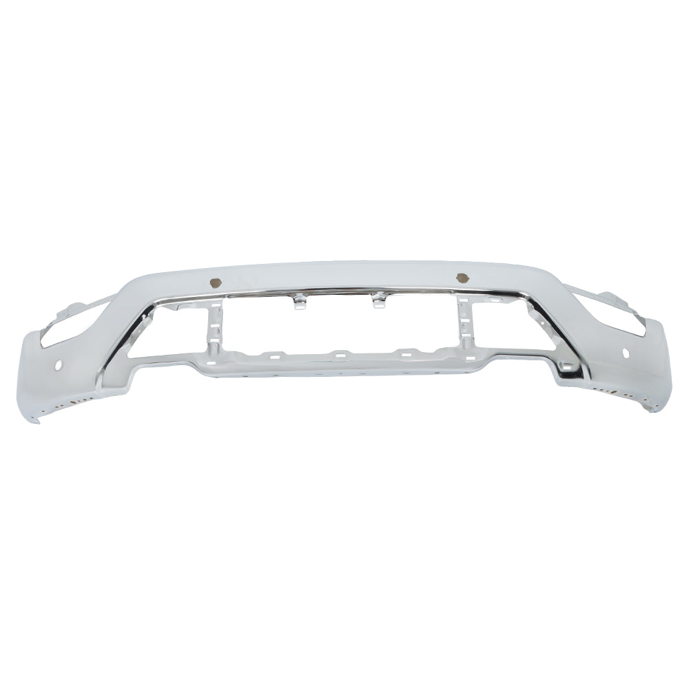 TOPPARTZ Steel Front Bumper Chrome With 6 Sensor Holes For 2021-2023 Ford F-150