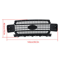 TOPPARTZ Front Upper Grille Chrome For 2018-2020 F150 Limited JL3Z8200RA