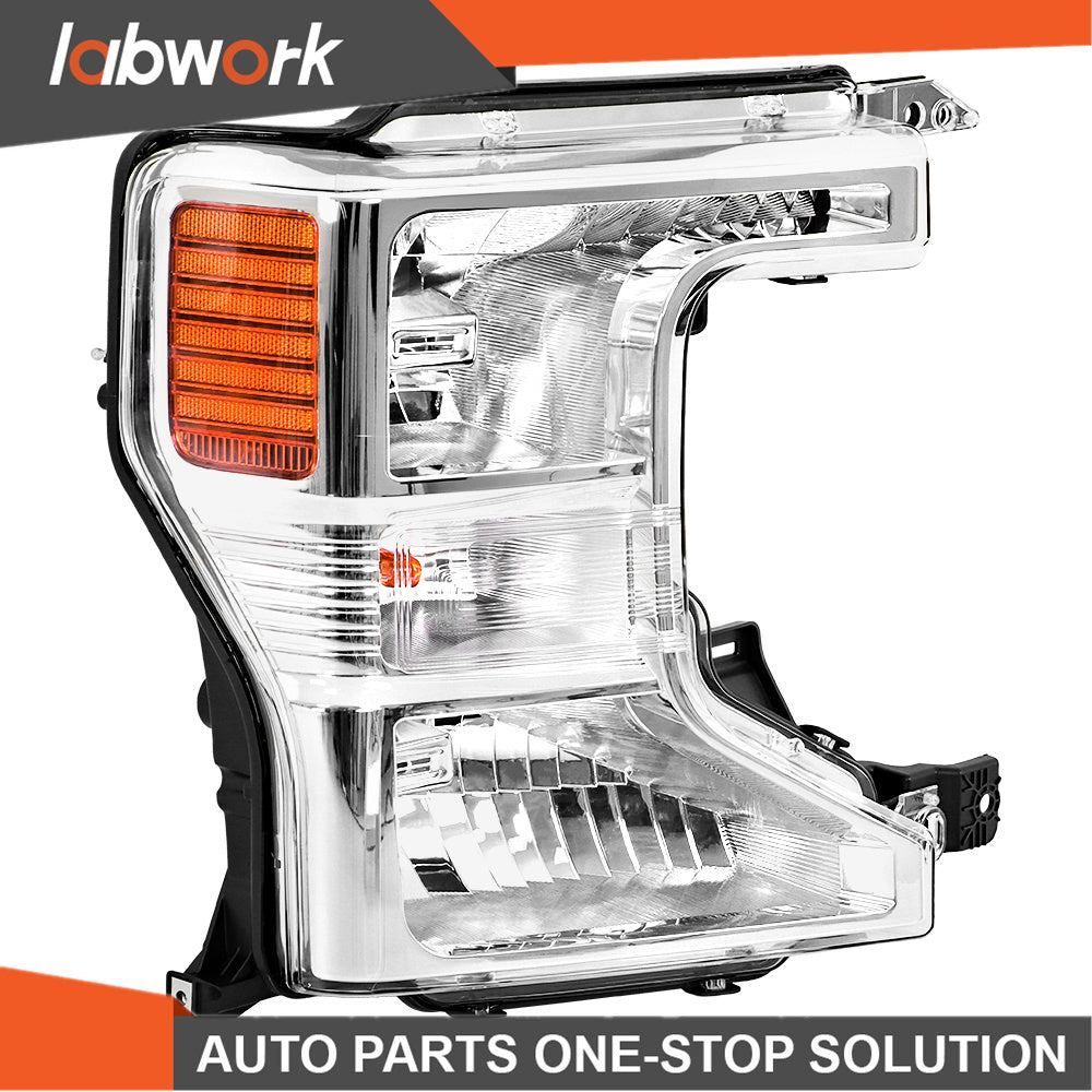 TOPPARTZ [Halogen] Headlights For 2020-2022 Ford F250 F350 SuperDuty Chrome Right
