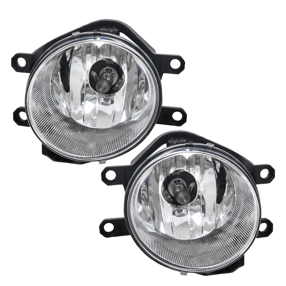 TOPPARTZ Front Bumper Fog Lights Lamp For 2016-2018 Toyota RAV4+Switch+Wiring Kit