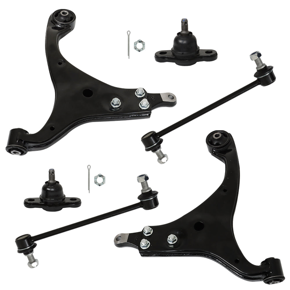 TOPPARTZ Control Arms Ball Joints Sway Bars For 2009-2012 Hyundai Elantra 2.4L
