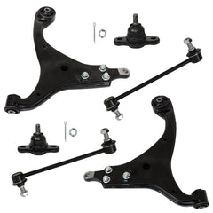 TOPPARTZ Control Arms Ball Joints Sway Bars For 2009-2012 Hyundai Elantra 2.4L