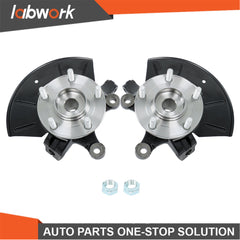 TOPPARTZ 2x Front LH &RH Steering Knuckle & Wheel Hub Bearing Assembly For Ford