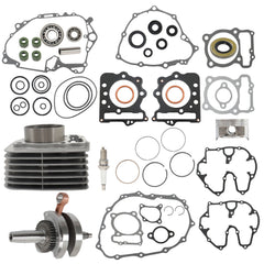 For Honda 400EX ENGINE REBUILD KIT CRANKSHAFT CYLINDER PISTON GASKET 1999-2004