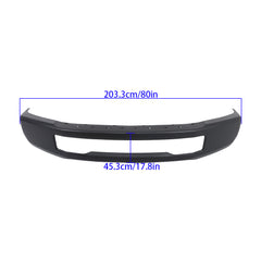 TOPPARTZ Front Bumper For 17-19 Ford F-350 Super Duty Steel W/O Fog Lamps Holes