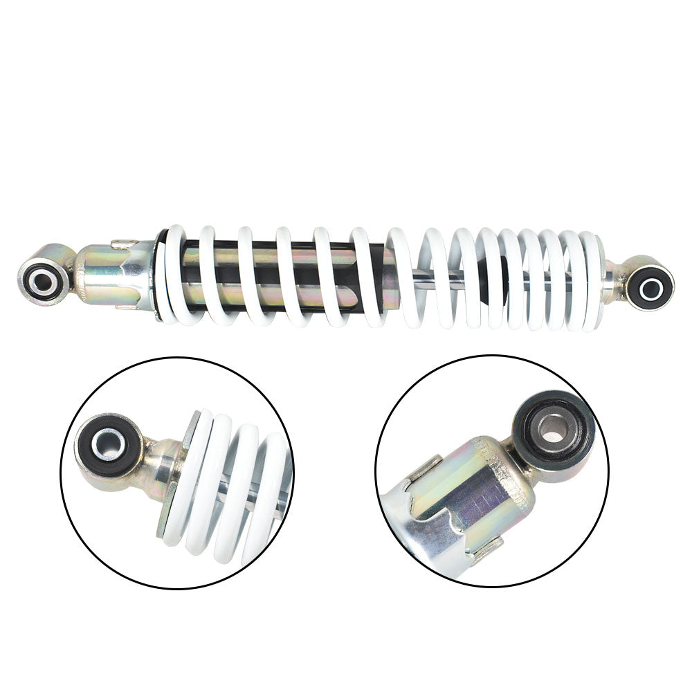 2 x Front Shocks Absorber Spring White for Yamaha Banshee 350 YFZ350 1987-2006