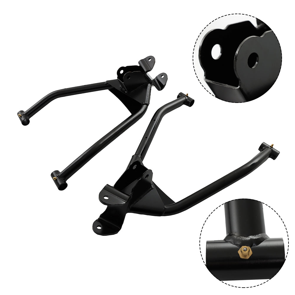 Left & Right Front Control Arms 0454270-067 For Polaris RZR 170 2009-2021 Black