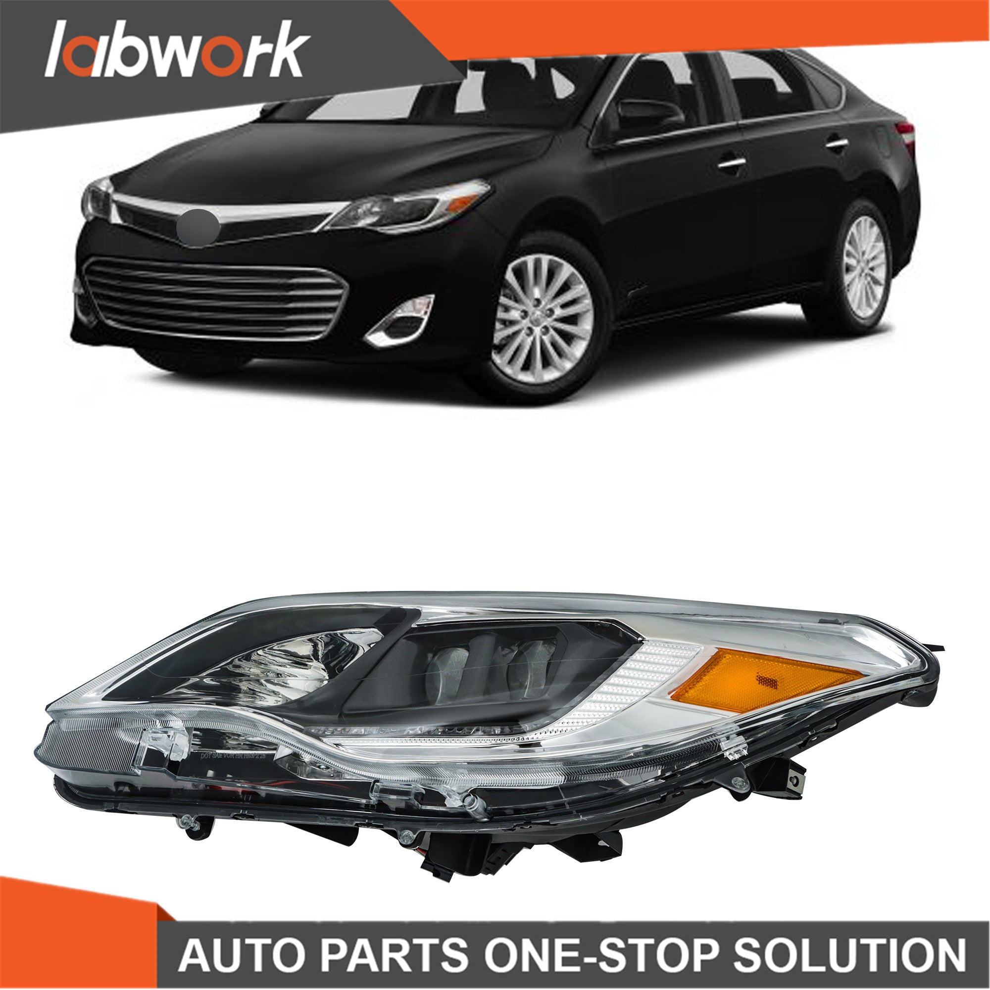 TOPPARTZ Headlights For Toyota Avalon 2013 2014 2015 Xenon HID Driver Left Side
