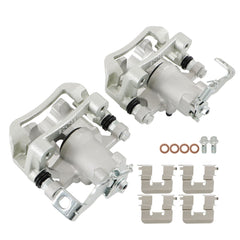 TOPPARTZ Rear LH & RH Brake Calipers w/ Bracket For 2014-2018 Kia Soul L4 1.6L
