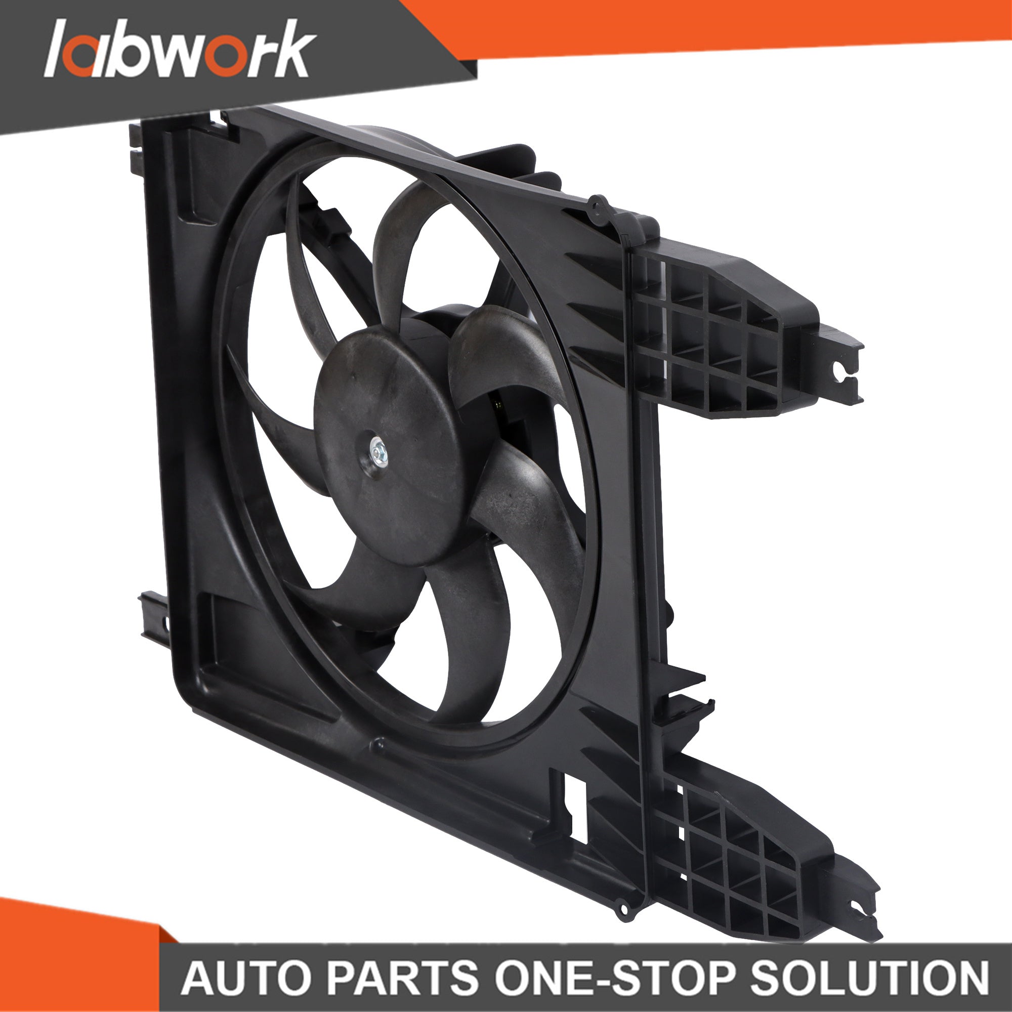 TOPPARTZ Radiator Cooling Fan w/ Shroud Assembly 2009-11 For Chevrolet Aveo Aveo5