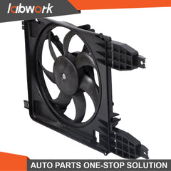 TOPPARTZ Radiator Cooling Fan w/ Shroud Assembly 2009-11 For Chevrolet Aveo Aveo5