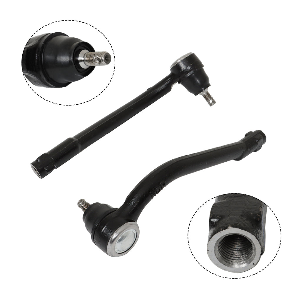 TOPPARTZ Front Lower Control Arm+Tierods Sway Bars For 07-12 Hyundai Elantra 2.0L