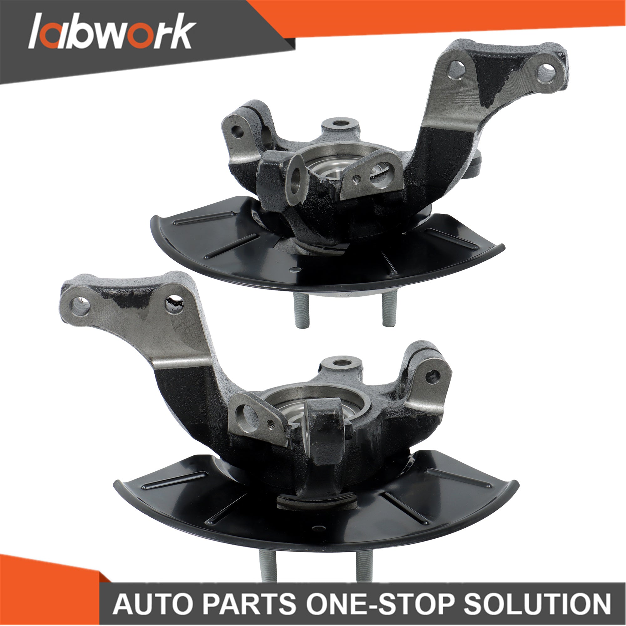 TOPPARTZ 2x Front LH &RH Steering Knuckle & Wheel Hub Bearing Assembly For Ford