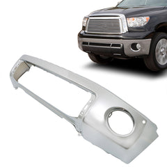TOPPARTZ Steel Front Bumper For 2007-2013 Toyota Tundra With Sensor Hole Chrome