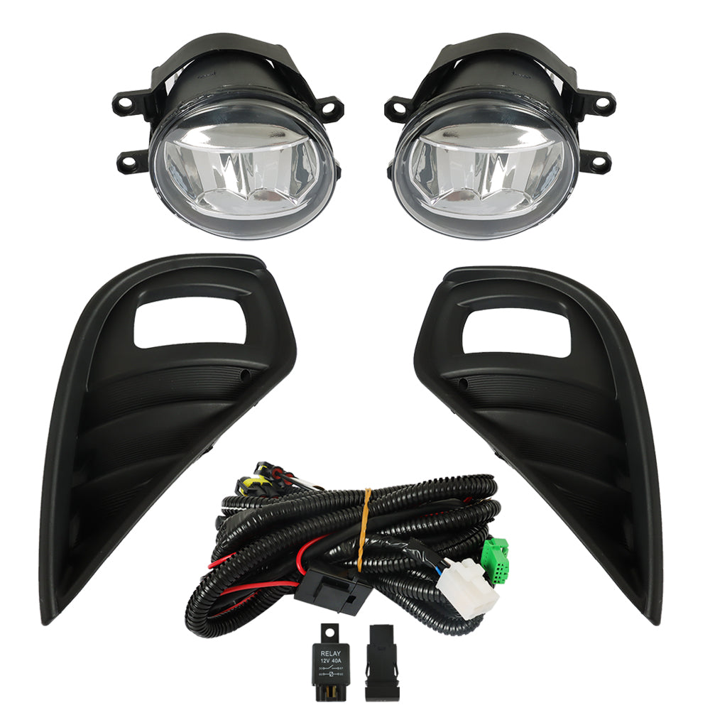 TOPPARTZ Right&Left LED Fog Lights For 2020-2022 Toyota Highlander W/Switch Wires